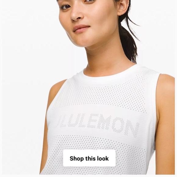 Lululemon swiftly breathe crop tank in white - Picture 2 of 15